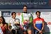 The GP de Plouay - Bretagne podium - Evelyn Stevens (HTC-HighRoad), Annemiek Van Vleuten (Nederland Bloeit) and Marianne Vos (Nederland Bloeit)  		CREDITS:   		TITLE:   		COPYRIGHT: CJ Farquharson    2011©         All rights retained - no copying, printin
