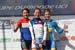 The2011 World Cup podium, Marianne Vos (Nederland Bloeit), winner, Annemiek Van Vleuten (Nederland Bloeit) and Emma Johansson (Hitec Products)  		CREDITS:   		TITLE:   		COPYRIGHT: CJ Farquharson    2011©         All rights retained - no copying, printing