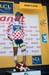 Hoogerland on the podium 		CREDITS:  		TITLE: 2011 Tour de France 		COPYRIGHT: © Casey B. Gibson 2011