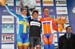Emma Johansson (Hitec Products), Emma Pooley (Garmin-Cervelo) and Annemiek Van Vleuten (Netherlands) on the podium  		CREDITS:   		TITLE:   		COPYRIGHT: CJ@CJFoto.com  All Rights Reserved