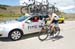 Peter Velits (HTC-Highroad) takes a feed 		CREDITS:  		TITLE: USA Pro Cycling Challenge, 2011 		COPYRIGHT: © Canadian Cyclist 2011