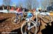 Sophie De Boer (Netherlands) and Pavla Havlikova (Czech Republic) 		CREDITS: Rob Jones 		TITLE: 2011 CycloCross World Championships 		COPYRIGHT: Rob Jones/Canadiancyclist.com