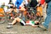 Lechner collapsed after a last lap charge up to 4th 		CREDITS: Rob Jones 		TITLE: Dalby World Cup 		COPYRIGHT: Rob Jones/www.canadiancyclist.com 2011© All rights retained - no copying, printing or other manipulation, editing or processing permitted withou
