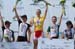 The GC podium, with Leah Kirchman on the top step 		CREDITS:  		TITLE: 2011 Tour of Elk Grove 		COPYRIGHT: Peter Kraiker - ¬©2011