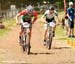 Michael G-Prosen and Brandon Etzl sprint for 15th 		CREDITS:  		TITLE: Trek Store Canada Cup 		COPYRIGHT: Rob Jones/www.canadiancyclist.com 2011© All rights retained - no copying, printing or other manipulation, editing or processing permitted without pri