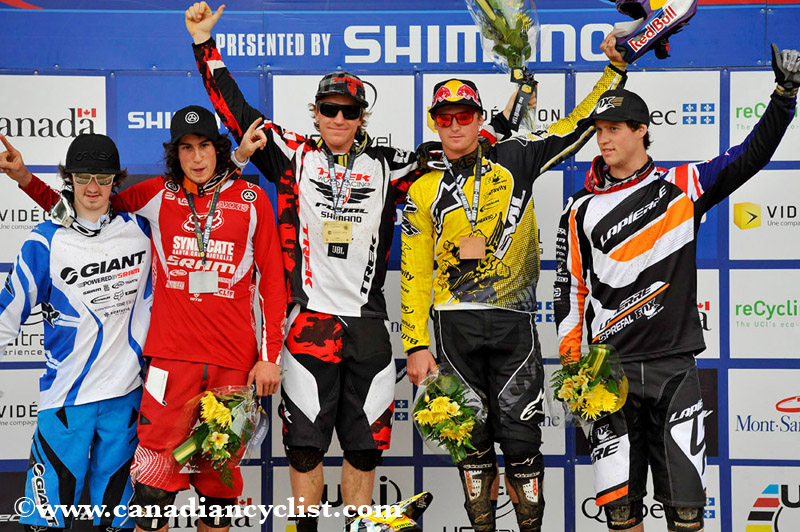 men podium