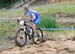 Catharine Pendrel navigates one of the rock gardens  		CREDITS: Rob Jones  		TITLE: Pietermaritzburg World Cup  		COPYRIGHT: ROB JONES/CANADIANCYCLIST.COM