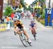 Leah Kirchmann (Team Manitoba) and Joelle Numainville (TIBCO) 		CREDITS:  		TITLE: Road National Championships 		COPYRIGHT: Rob Jones/www.canadiancyclist.com 2011© All rights retained - no copying, printing or other manipulation, editing or processing per