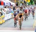 Leah Kirchmann (Team Manitoba) leads Joelle Numainville (TIBCO) across the line 		CREDITS:  		TITLE: Road National Championships 		COPYRIGHT: Rob Jones/www.canadiancyclist.com 2011© All rights retained - no copying, printing or other manipulation, editing