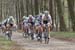 Ellen van Dijk (HTC-HighRoad) leads lines of riders on the cobbles  		CREDITS: CJ Farquharson  		TITLE:   		COPYRIGHT: CJ Farquharson    2011©         All rights retained - no copying, printing or other manipulation, editing or processing permitted withou