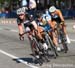 The winning move went away on lap three with Loren Rowney (Specialized Lululemon) leading Laura Van Gilder (Mellow Mushroom) and Jean Ann Berkenpas (Local Ride/Dr. Vie Superfoods) 		CREDITS:  		TITLE:  		COPYRIGHT: Greg Descantes