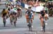 Australian Loren Rowney (Specialized Lululemon) surges to the finish line ahead of veteran Americans Laura Van Gilder (Mellow Mushroom) and Nicky Wangsgard (Primal/MapMyRide p/b BH Bicycles) to win the 2012 Global Relay Gastown Grand Prix women