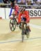 Victoria Pendelton and Wai Sze Lee in Bronze Medal ride 		CREDITS:  		TITLE: Track World Cup London 		COPYRIGHT: Rob Jones/www.canadiancyclist.com 2012© All rights retained - no use permitted without prior, written permission