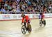 Victoria Pendelton and Wai Sze Lee i 		CREDITS:  		TITLE: Track World Cup London 		COPYRIGHT: Rob Jones/www.canadiancyclist.com 2012© All rights retained - no use permitted without prior, written permission