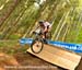 Raphael Gagne practices the dropoff at the top of the course 		CREDITS:  		TITLE: 2012 MTB World Championships  		COPYRIGHT: Rob Jones/www.canadiancyclist.com 2012 -copyright -All rights retained - no use permitted without prior, written permission