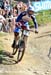 Aaron Gwin rolls into the finish after a brake failure 		CREDITS:  		TITLE: 2012 MTB World Championships 		COPYRIGHT: Rob Jones/www.canadiancyclist.com 2012 -copyright -All rights retained - no use permitted without prior, written permission