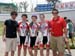 Women s Team Pursuit team with Coaches Jeff Ain & Pascal Choquette 		CREDITS:  		TITLE:  		COPYRIGHT: CCA