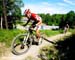 Mitch Bailey (Team Ontario - Trek Canada) 		CREDITS:  		TITLE: Mountain Bike XC National Championships 		COPYRIGHT: Rob Jones/www.canadiancyclist.com 2012 -copyright -All rights retained - no use permitted without prior, written permission