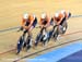 The Dutch Team Pursuit squad 		CREDITS:  		TITLE: 2012 Olympic Games 		COPYRIGHT: Rob Jones/www.canadiancyclist.com 2012 -copyright -All rights retained - no use permitted without prior, written permission