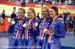 The USA substituted Lauren Tamyo (right) for Jennie Reed (middle left) in the final 		CREDITS:  		TITLE: 2012 Olympic Games 		COPYRIGHT: Rob Jones/www.canadiancyclist.com 2012 -copyright -All rights retained - no use permitted without prior, written permi