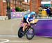 Denise Ramsden exits Hampton Court Palace 		CREDITS:  		TITLE: 2012 Olympic Games 		COPYRIGHT: Rob Jones/www.canadiancyclist.com 2012 -copyright -All rights retained - no use permitted without prior, written permission