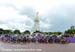 The peloton heads out from the start 		CREDITS:  		TITLE: 2012 Olympic Games 		COPYRIGHT: Rob Jones/www.canadiancyclist.com 2012 -copyright -All rights retained - no use permitted without prior, written permission