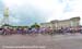 Heading out past Buckingham Palace at the start 		CREDITS:  		TITLE: 2012 Olympic Games 		COPYRIGHT: Rob Jones/www.canadiancyclist.com 2012 -copyright -All rights retained - no use permitted without prior, written permission