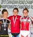 Elite Womens Podium 		CREDITS:  		TITLE: 2012 Road National Championships 		COPYRIGHT: Rob Jones/www.canadiancyclist.com 2012 -copyright -All rights retained - no use permitted without prior, written permission