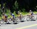 Final group chasing Hampton at the base of the Mtn 		CREDITS:  		TITLE: Tour de Beauce 		COPYRIGHT: Rob Jones/Rob Jones/www.canadiancyclist.com 2012 -copyright -All rights retained - no use permitted without prior, written permission