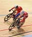 Lin Junhong (China) vs Jessica Varnish (Great Britain) 		CREDITS:  		TITLE: 2012 Track World Championships, Melbourne 		COPYRIGHT: Rob Jones/www.canadiancyclist.com 2012© All rights retained - no use permitted without prior, written permission