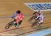 Rn 1 repechage - Victoria Pendleton (Great Britain)  won heat to advance 		CREDITS:  		TITLE: 2012 Track World Championships, Melbourne 		COPYRIGHT: Rob Jones/www.canadiancyclist.com 2012© All rights retained - no use permitted without prior, written perm