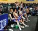 The Brits relax before setting the fastest qualifying time 		CREDITS:  		TITLE: 2012 Track World Championships, Melbourne 		COPYRIGHT: Rob Jones/www.canadiancyclist.com 2012© All rights retained - no use permitted without prior, written permission