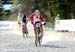 Frederique Trudel (Team Canada) sprints for 2nd 		CREDITS:  		TITLE: Windham World Cup 		COPYRIGHT: Rob Jones/www.canadiancyclist.com 2012 -copyright -All rights retained - no use permitted without prior, written permission