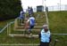 A lot of riders were having trouble making a smooth transition off the bike to run up the stairs 		CREDITS:  		TITLE:  		COPYRIGHT: Rob Jones/www.canadiancyclist.com 2013 -copyright -All rights retained - no use permitted without prior, written permission