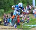 Austin Warren (USA) Pivot Factory Team 		CREDITS:  		TITLE: Fort William DH World Cup #1 		COPYRIGHT: Rob Jones/www.canadiancyclist.com 2013 -copyright -All rights retained - no use permitted without prior, written permission