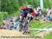 Bryn Atkinson (Aus) Team Norco International 		CREDITS:  		TITLE: Fort William DH World Cup #1 		COPYRIGHT: Rob Jones/www.canadiancyclist.com 2013 -copyright -All rights retained - no use permitted without prior, written permission