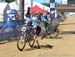 Walter and Sin were involved in a crash at the start line 		CREDITS:  		TITLE: MTB World Championships, Pietermaritzburg 		COPYRIGHT: Rob Jones/www.canadiancyclist.com 2013 -copyright -All rights retained - no use permitted without prior, written permissi