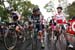 On the start line: Kaitie Antonneau, Caroline Mani, and Mo Bruno Roy 		CREDITS:  		TITLE:  		COPYRIGHT: Meg McMahon