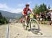 Lukas Fluckiger attacks on the opening lap 		CREDITS:  		TITLE: World Cup Valnord, Andorra 		COPYRIGHT: Rob Jones/www.canadiancyclist.com 2013 -copyright -All rights retained - no use permitted without prior, written permission