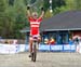 Malene Degn (Den) Denmark wins 		CREDITS:  		TITLE: Hafjell World Cup 		COPYRIGHT: Rob Jones/www.canadiancyclist.com 2013 -copyright -All rights retained - no use permitted without prior, written permission