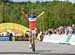 An happy Julien Absalon (BMC Mountainbike Racing Team) takes the win 		CREDITS:  		TITLE: Mont Ste Anne World Cup 2013 		COPYRIGHT: Rob Jones/www.canadiancyclist.com 2013 -copyright -All rights retained - no use permitted without prior, written permission