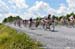 Riders hit the (neutralized) gravel on the way out 		CREDITS:  		TITLE: 2013 Road National Championships 		COPYRIGHT: Rob Jones/www.canadiancyclist.com 2013 -copyright -All rights retained - no use permitted without prior, written permission