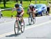 Paolina Allan looks for water in the feedzone 		CREDITS:  		TITLE: 2013 Road National Championships 		COPYRIGHT: Rob Jones/www.canadiancyclist.com 2013 -copyright -All rights retained - no use permitted without prior, written permission