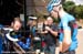 Garmin race preparation. Mechanics and staff.  Porto Vecchio, Corsica