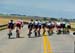 Cross winds split the field into multiple echelons 		CREDITS:  		TITLE: Tour of Alberta 		COPYRIGHT: Rob Jones/www.canadiancyclist.com 2013 -copyright -All rights retained - no use permitted without prior, written permission