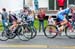 Riders sprint for intermediate sprint points to the pleasure of schoolkids 		CREDITS:  		TITLE: Riders sprint for intermediate sprint points to the pleasure of  		COPYRIGHT: Lyne Lamoureux