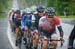 Yellow jersey Jasper Stuyvan sits behind his Bontrager teammates 		CREDITS:  		TITLE: Yellow jersey Jasper Stuyvan sits behind his Bontrager teammates 		COPYRIGHT: Lyne Lamoureux