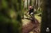 Jurgen in bike patrol carving between assisting riders. 		CREDITS:  		TITLE:  		COPYRIGHT: Dave Silver Photography