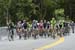 The peloton did not do much chasing in the early laps 		CREDITS:  		TITLE: GPCQM 2014 		COPYRIGHT: Rob Jones/www.canadiancyclist.com 2014 -copyright -All rights retained - no use permitted without prior, written permission