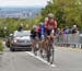 Louis Vervaeke (Lotto Belisol) leading the break on the main climb 		CREDITS:  		TITLE: GPCQM 2014 		COPYRIGHT: Rob Jones/www.canadiancyclist.com 2014 -copyright -All rights retained - no use permitted without prior, written permission